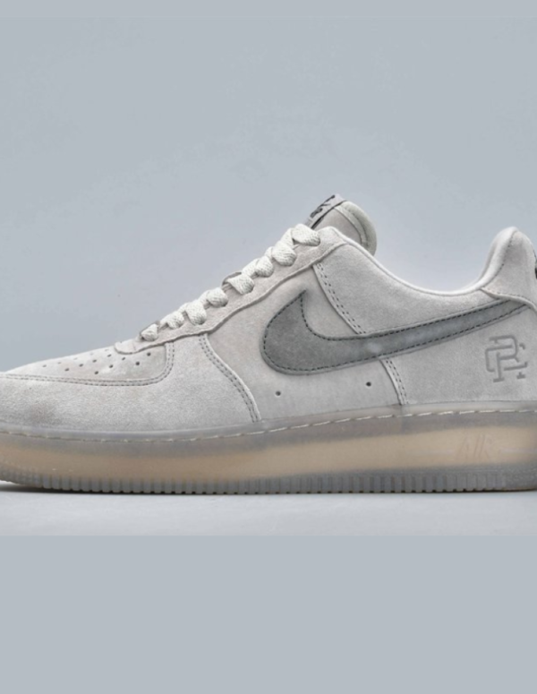 Nike Air Force 1 X Reigning Champ Low Sneakers In Neutral Grey/Dark Grey