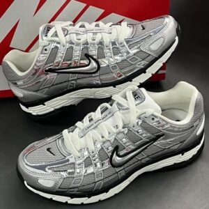 Nike P-6000 Sneakers In Metallic Silver