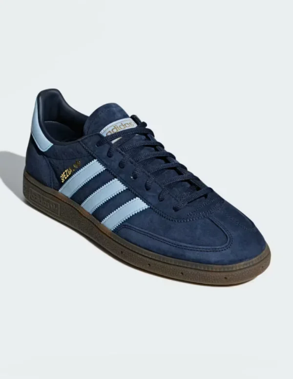 Adidas Handball Spezial Sneakers In Navy Blue And Light Blue
