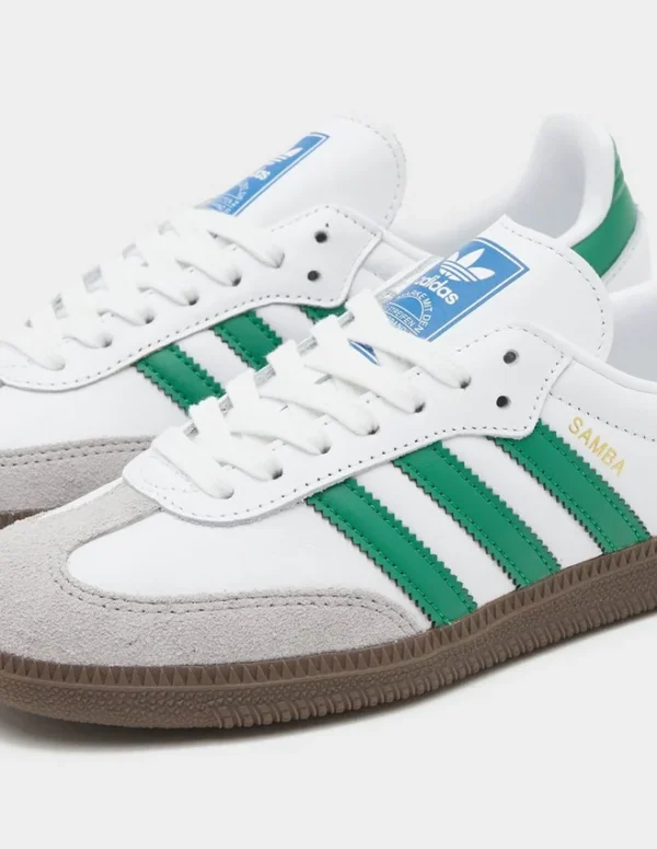 Adidas Samba OG Sneakers White Green Gum