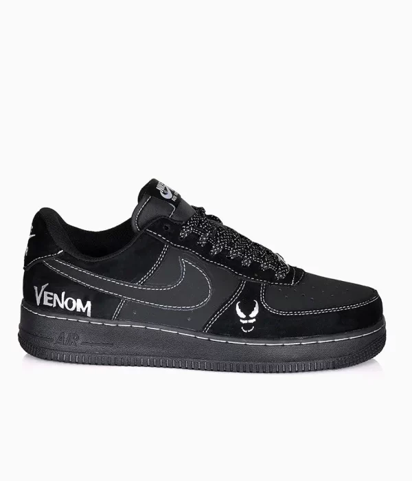 Nike Air Force 1 Low X Venom Sneakers In Black