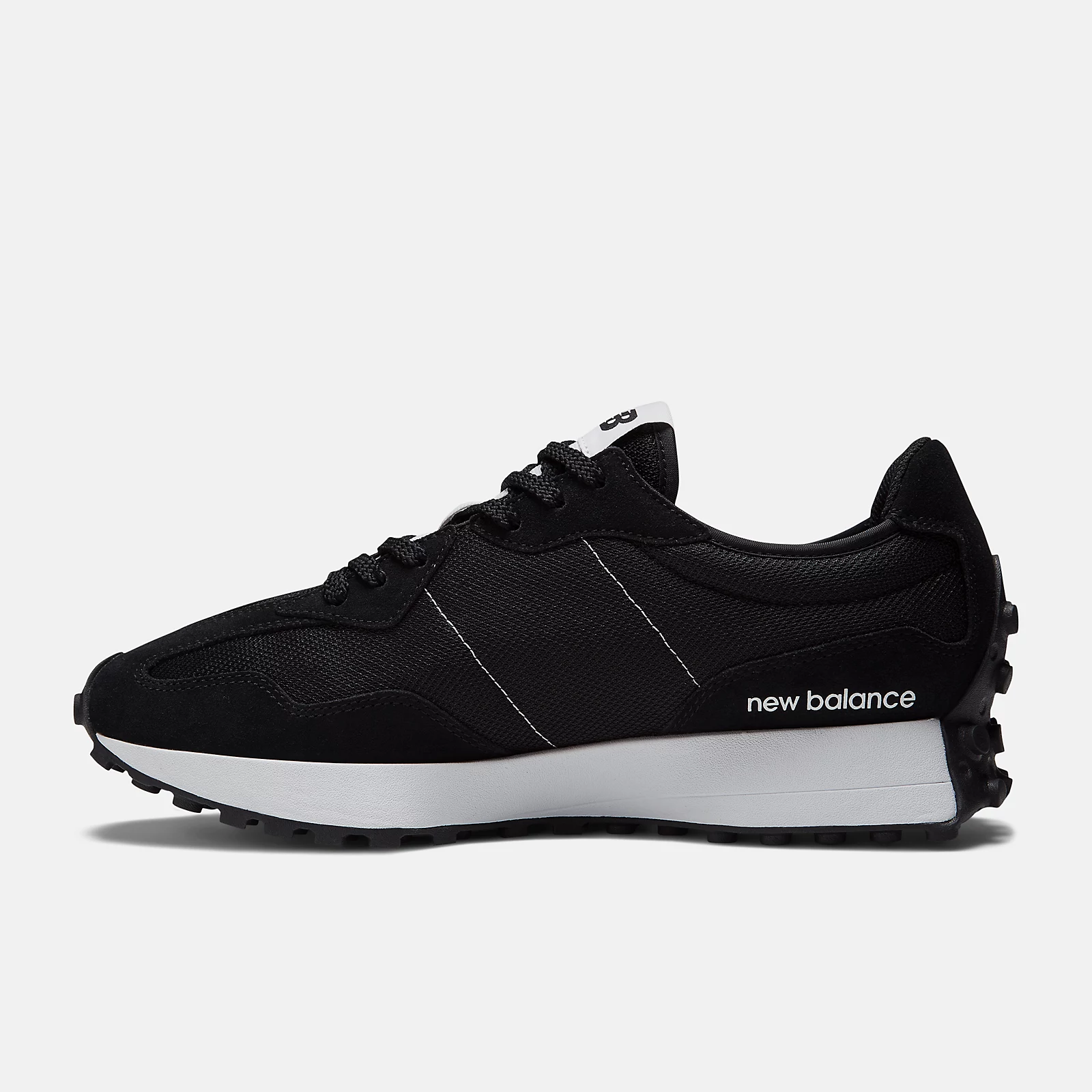 New Balance 327 Moonbeam In Black And White - Image 3