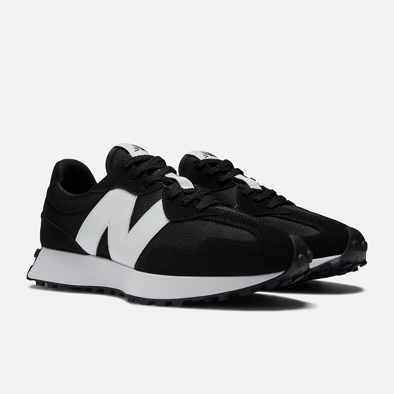 New Balance 327 Moonbeam In Black And White - Image 2